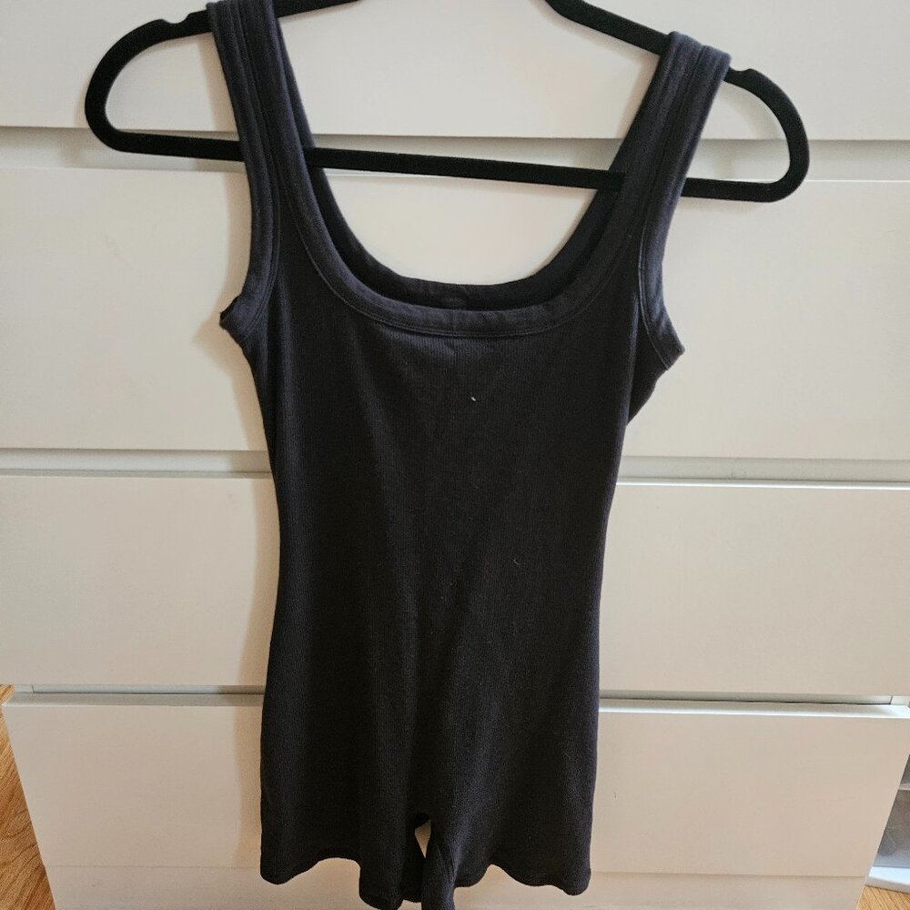 Skims cotton rib onesie small